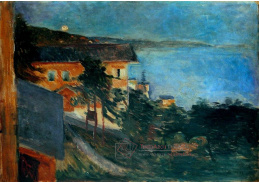 VEM13-139 Edvard Munch - Měsíční svit nad fjordem