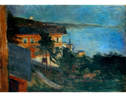 VEM13-139 Edvard Munch - Měsíční svit nad fjordem