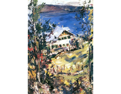 VLC 95 Lovis Corinth - Walchensee, venkovský dům s prádelnou