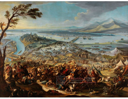 DDSO-2242 Antonio Calza - Princ Evžen Savojský během bitvy o Bělehrad