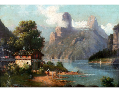 VSO 504 August Peters - Chata s výhledem na jezero a hory