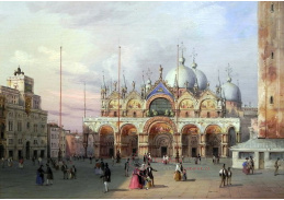 SO V-8 Carlo Grubacs - Pohled na náměstí San Marco v Benátkách