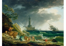 SO XI-242 Claude-Joseph Vernet - Bouře u Středozemního moře
