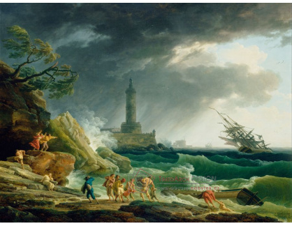SO XI-242 Claude-Joseph Vernet - Bouře u Středozemního moře