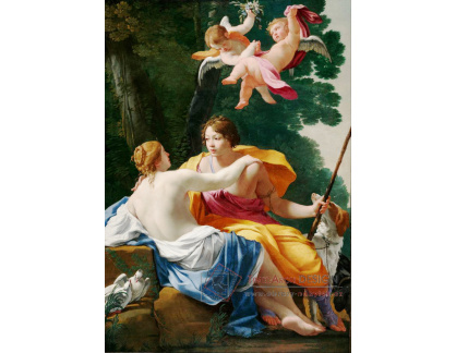 KO V-258 Simon Vouet - Venuše a Adonis