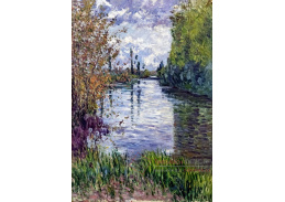 A-4824 Gustave Caillebotte - Malé rameno Seiny na podzim