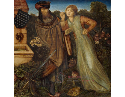 A-5588 Edward Burne-Jones - Král Mark a La Belle Iseult