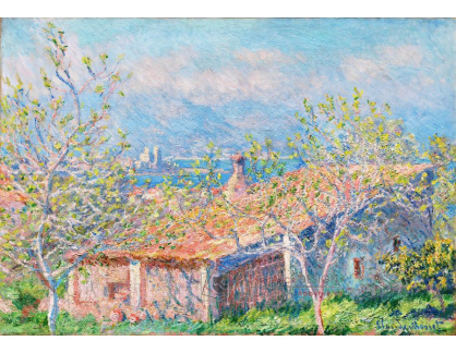 D-7098 Claude Monet - Zahrada u domu v Antibes