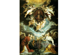 VRU88 Peter Paul Rubens - Madonna Della Vallicella uctívána Seraphim a Cherubim