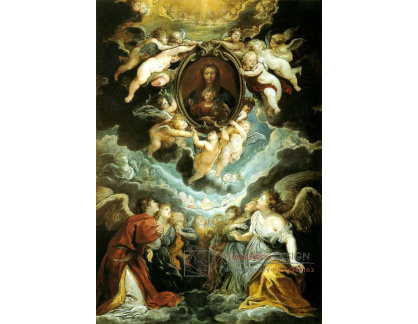 VRU88 Peter Paul Rubens - Madonna Della Vallicella uctívána Seraphim a Cherubim