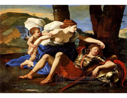 VF238 Nicolas Poussin - Rinaldo a Armida