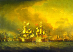 VL154 Thomas Mitchell - Bitva o Saintes 12.4.1782