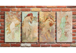 Obrazový set 4D Alfons Mucha 3