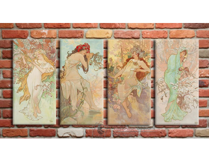 Obrazový set 4D Alfons Mucha 3