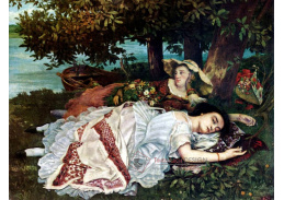 SO IV-161 Gustave Courbet - Dívky u Seiny