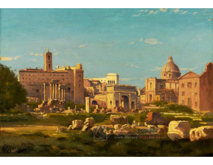 KO I-414 Henri-Joseph Harpignies - Forum romanum