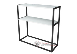 VARZIM, konzolový stolek, černá / bílá