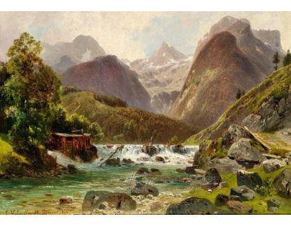 A-8415 Ludwig Halauska - Saalachtal s Loferer Steinberge