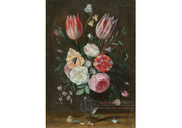 A-8503 Jan van Kessel - Kytice růží, sasanek a karafiátů