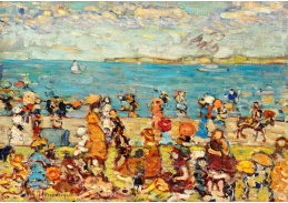 D-7454 Maurice Brazil Prendergast - Plážová scéna