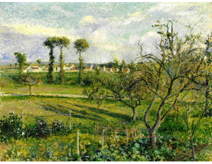 VCP-417 Camille Pissarro - Zapadající slunce ve Valhermeil