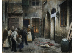 Jakub Schikaneder - Studie vraždy v domě