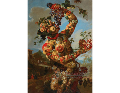 DDSO-2702 Giovanni Paolo Castelli - Antropomorfní alegorie podzimu