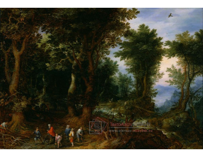 BRG-41 Jan Brueghel - Krajina s Abrahámem a Izákem