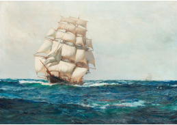 VL345 Montague J. Dawson - Pod plnými plachtami