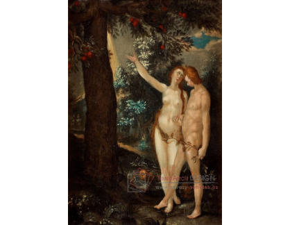 SO VII-284 Hendrick Goltzius - Adam a Eva