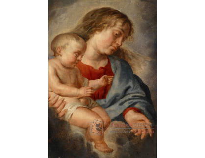 SO VII-424 Peter Paul Rubens - Madonna s dítětem