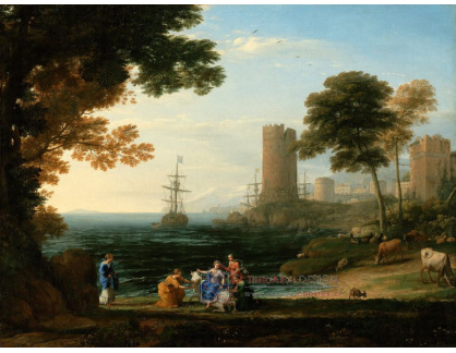 SO XI-234 Claude Lorrain - Pobřeží a únos Europy