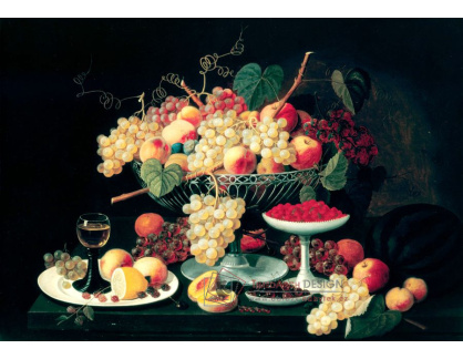 SO XIV-110 Severin Roesen - Zátiší s ovocem