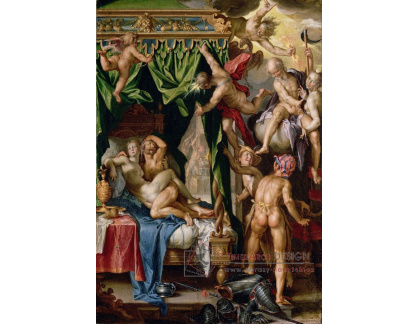 KO II-138 Joachim Wtewael - Mars a Venuše překvapeni bohy