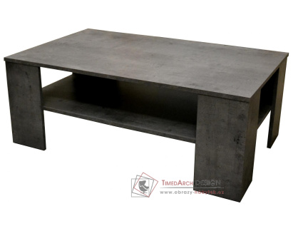 CHER, konferenční stolek 107x66cm, beton