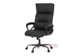 KA-Y346 BK, kancelářská židle, ekokůže černá