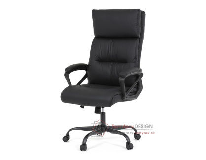 KA-Y346 BK, kancelářská židle, ekokůže černá