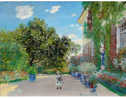 A-280 Claude Monet - Malířův dům v Argenteuil
