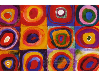 130011 Vasilij Kandinskij - Čtverce s soustřednými kruhy