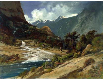 SO IV-47 William Keith - Hetch Hetchy Side Canyon