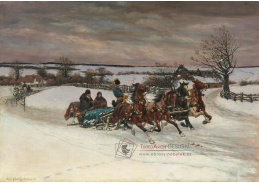 A-7283 Bodhan Kleczynski - Sáně ve sněhu