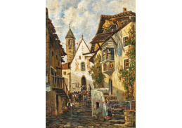 A-7932 Theodor von Hörmann - Vesnický motiv z Albeins u Brixen