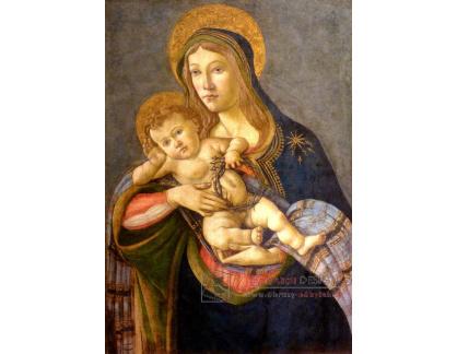 A-87 Sandro Botticelli - Madonna s dítětem s trnovou korunou