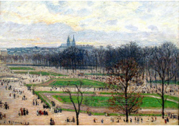 VCP-69 Camille Pissarro - Zahrada Tuileries v zimním odpoledni