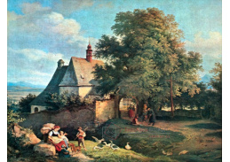 VN-10 Adrian Ludwig Richter - Kostel svaté Anny u Krupky