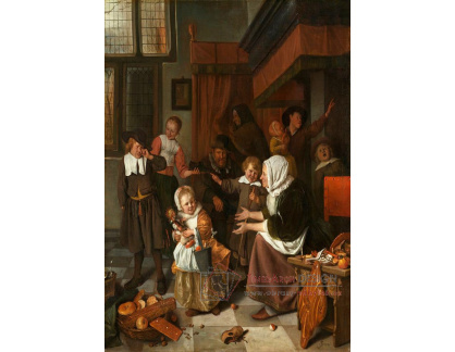 SO VII-134 Jan Steen - Svátek svatého Mikuláše