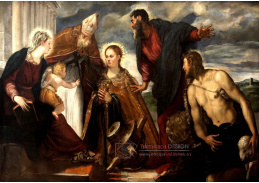 SO V-386 Jacopo Tintoretto - Panna a dítě se světci