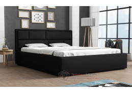 WENDY, čalouněná postel 180x200cm, látka černá