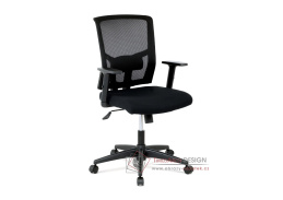 KA-B1012 BK, kancelářská židle, síťovina + látka černá