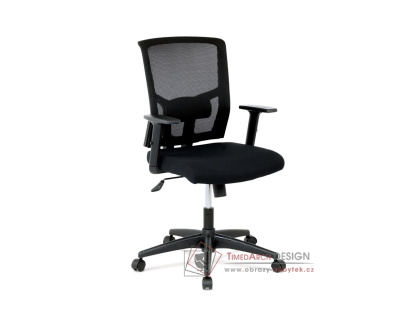 KA-B1012 BK, kancelářská židle, síťovina + látka černá